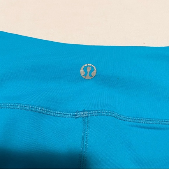 Lululemon High Rise Full Length Leggings Teal Blue Size 4 - Picture 12 of 16